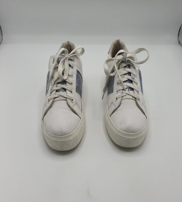 Adidasi dama 39  imitatie de piele , alb - imagine 2
