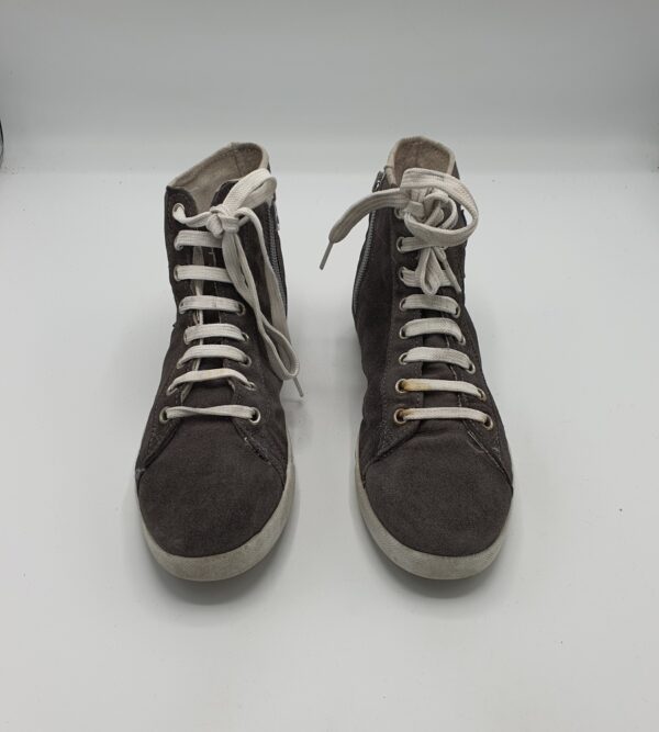 Adidasi dama 37 piele intoarsa , gri - imagine 2