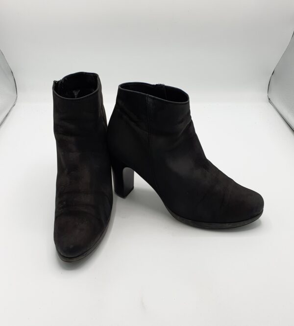 Botine dama Gabor 41 imitatie de piele , negru - imagine 1