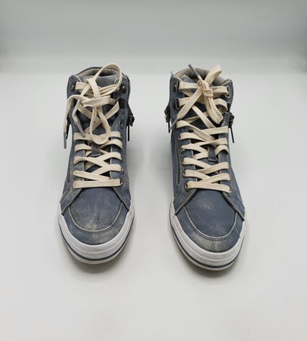 Adidasi dama Venice  38 , imitatie de piele , material textil , albastru - imagine 2