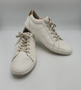Adidasi barbati 46 imitatie de piele , alb