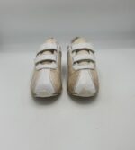 Adidasi dama 35 imitatie de piele, material textil , alb - imagine 2