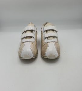Adidasi dama 35 imitatie de piele, material textil , alb - imagine 2