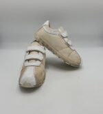 Adidasi dama 35 imitatie de piele, material textil , alb