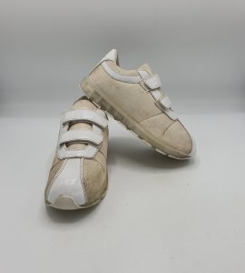Adidasi dama 35 imitatie de piele, material textil , alb