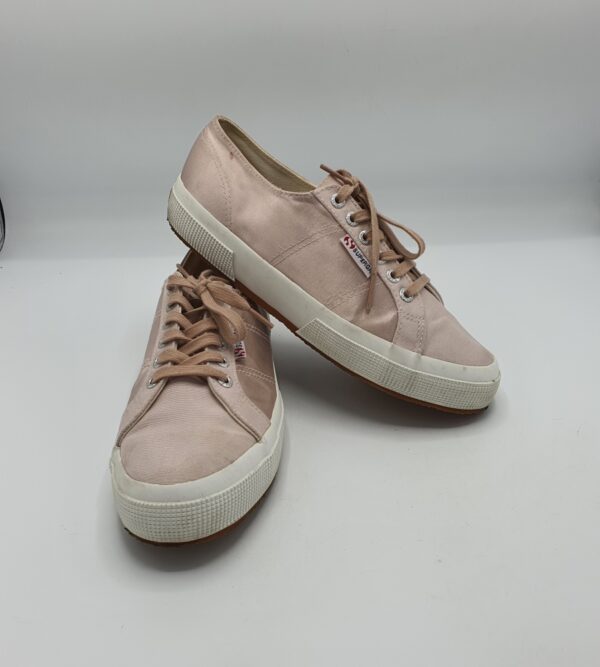 Tenisi dama Superga 40,5 , material textil , roz - imagine 1