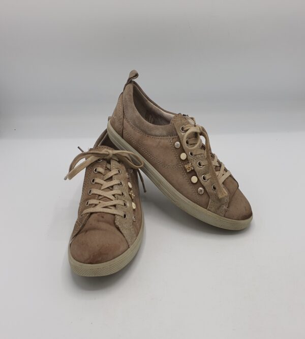 Adidasi copii  Ricosta 33 piele , crem - imagine 1