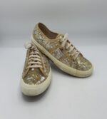 Tenisi dama Superga 40 material textil , auriu