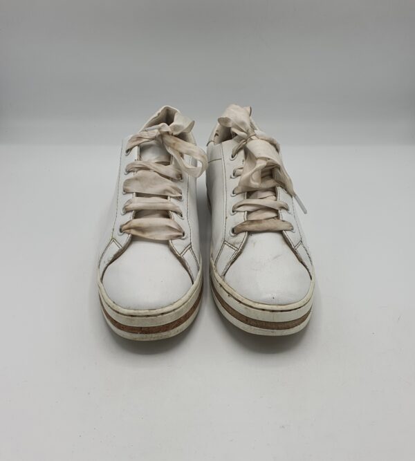 Adidasi dama Graceland 39 , imitatie de piele , alb - imagine 2