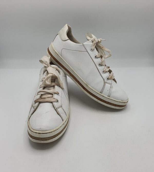 Adidasi dama Graceland 39 , imitatie de piele , alb - imagine 1