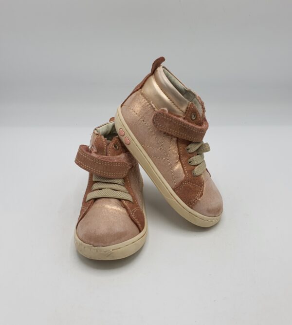 Ghete copii  Primigi 23 imitatie de piele , material textil , rose gold - imagine 1
