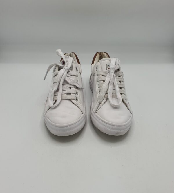 Adidasi dama Graceland 38 imitatie de piele , alb maro - imagine 2