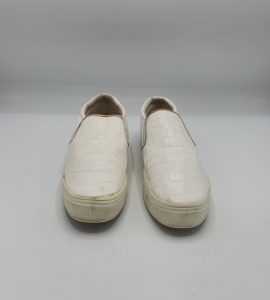 Espadrile dama H&M 37 imitatie de piele , alb - imagine 2