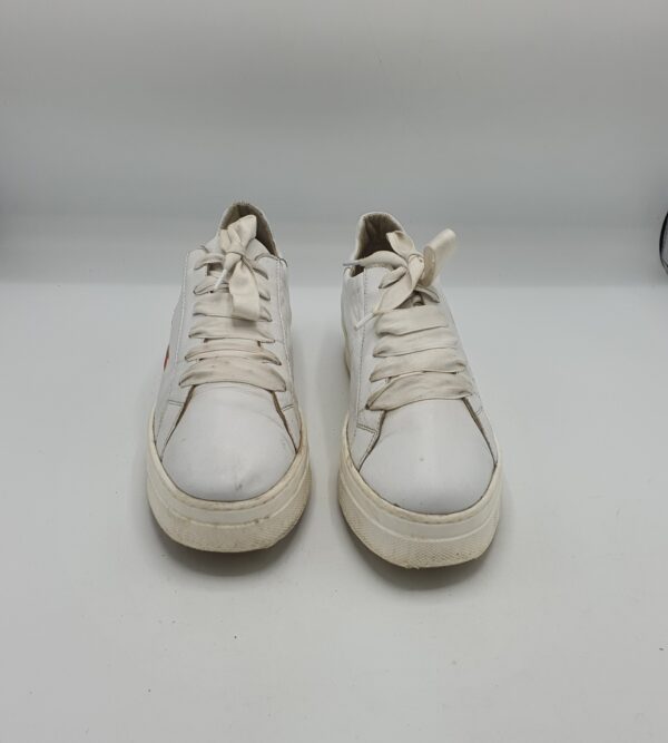 Adidasi dama Caprice 39 , imitatie de piele , alb - imagine 2