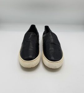 Espadrile dama Graceland 39 imitatie de piele , negru - imagine 2