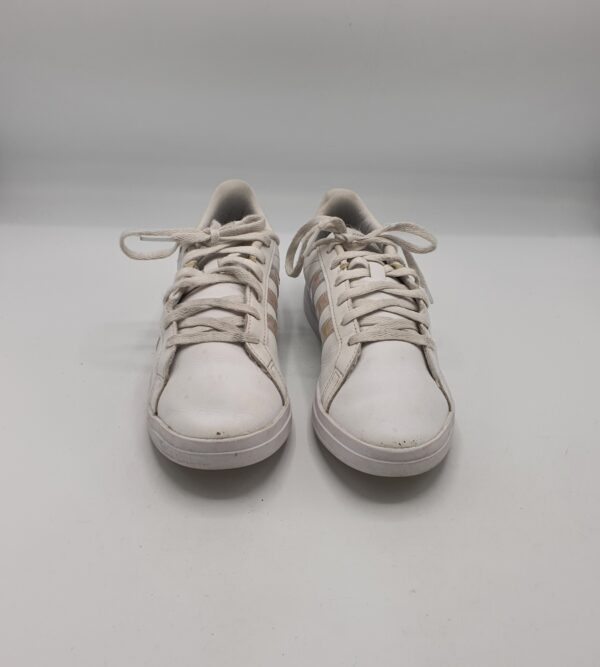 Adidasi dama Adidas 38 imitatie de piele , alb - imagine 2