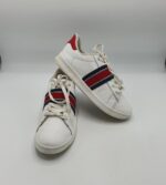 Adidasi dama Bpo 37 imitatie de piele , alb rosu