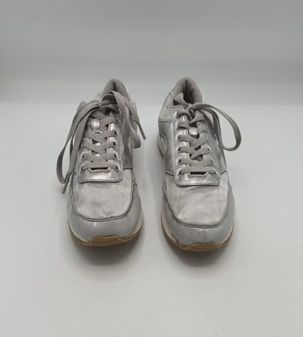 Adidasi dama Divided 38 imitatie de piele , gri - imagine 2