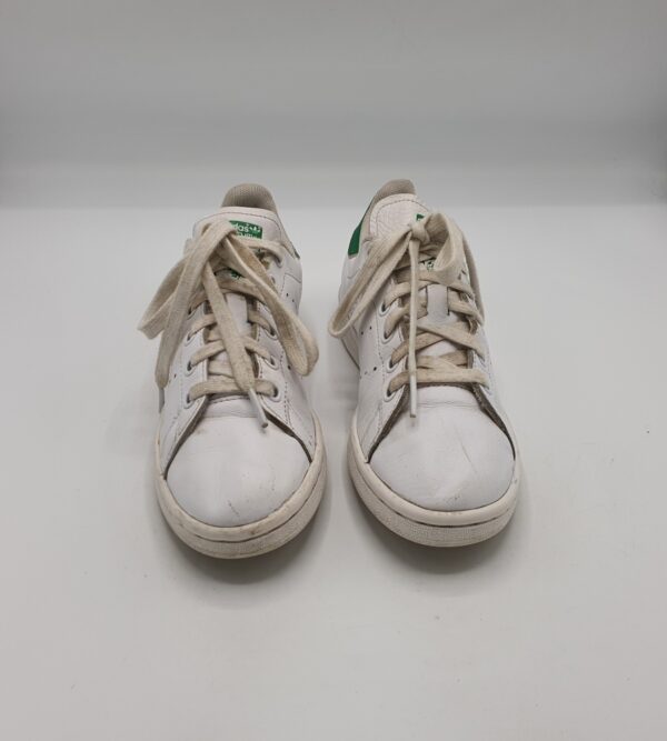 Adidasi dama Adidas 36 , piele , alb verde - imagine 2
