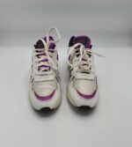 Adidasi dama Street Lights 37,5 imitatie de piele , piele ,  alb mov - imagine 2