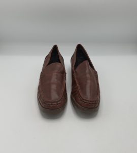 Mocasini dama Ara 39 imitatie de piele , maro - imagine 2