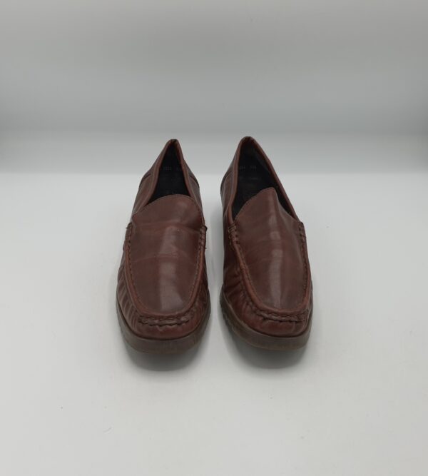 Mocasini dama Ara 39 imitatie de piele , maro - imagine 2