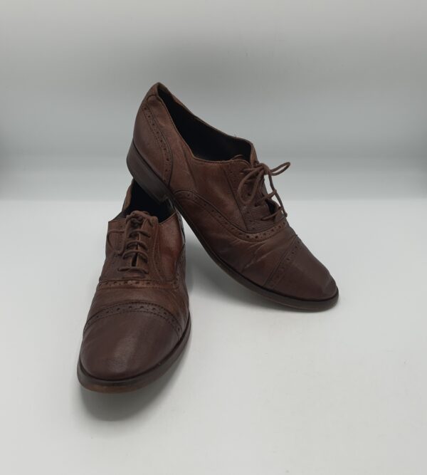 Pantofi dama Flavio 39 , piele , maro - imagine 1