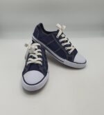 Tenisi dama Tu 38 , material textil , alb albastru