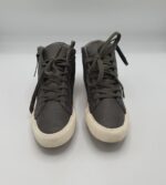Adidasi dama 37 imitatie de piele , gri - imagine 2