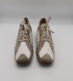 Pantofi dama Gabor 39 piele , piele intoarsa , alb gri - imagine 2