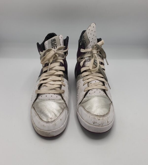 Adidasi barbati Jim Rickey 41 piele , alb mov - imagine 2