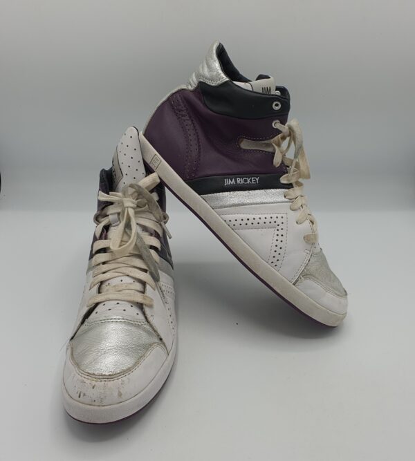 Adidasi barbati Jim Rickey 41 piele , alb mov - imagine 1