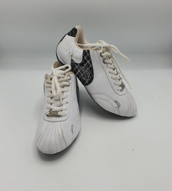Adidasi dama Graceland 38 , imitatie de piele , alb negru - imagine 1