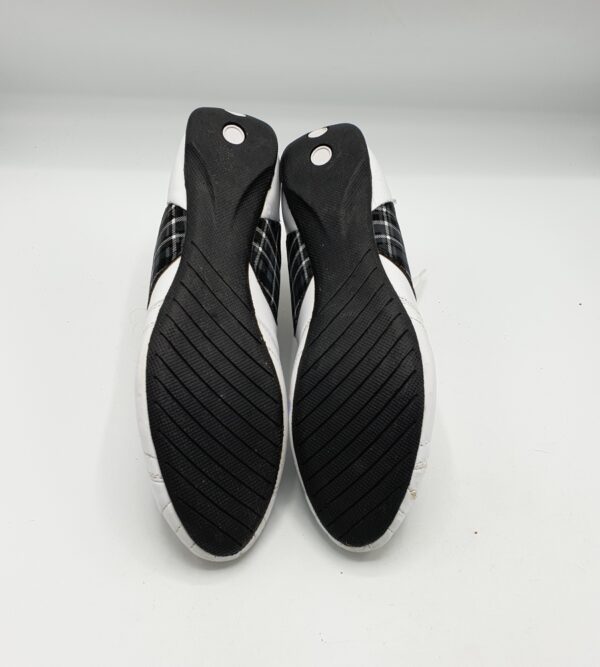 Adidasi dama Graceland 38 , imitatie de piele , alb negru - imagine 4