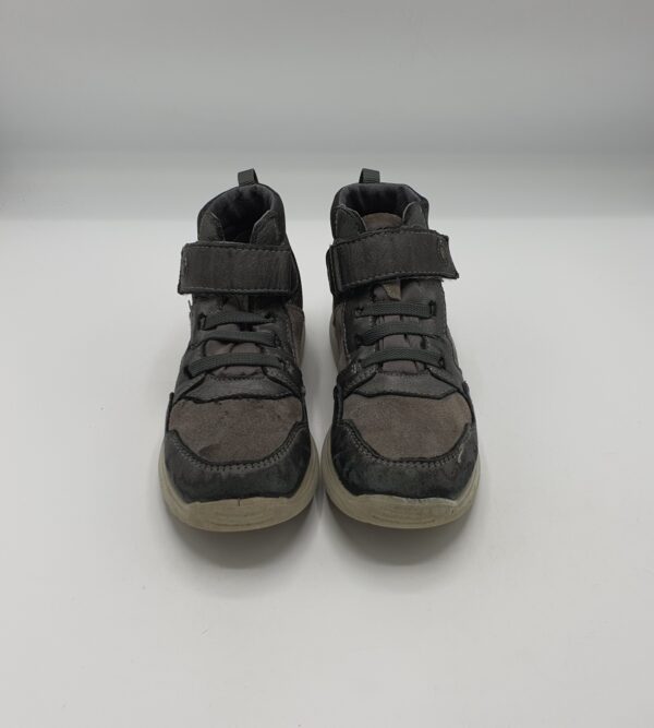 Adidasi dama Ricosta 31 , material textil , piele intoarsa , gri - imagine 2