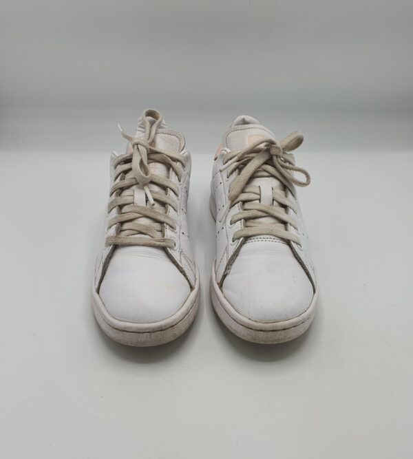 Adidasi dama Adidas 37,5 imitatie de piele , alb - imagine 2