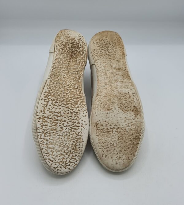 Tenisi dama Superga 39 imitatie de piele , crem - imagine 4
