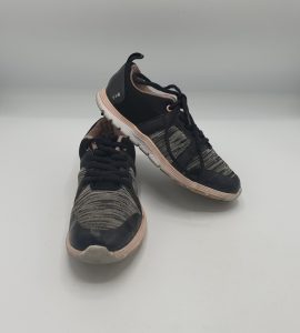 Adidasi dama 34 material textil , gri negru