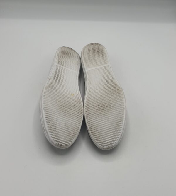 Espadrile dama 37 , material textil,  negru alb - imagine 4