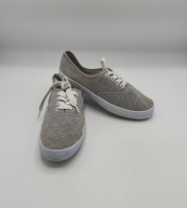 Espadrile dama Vty 37 , material textil, gri - imagine 1