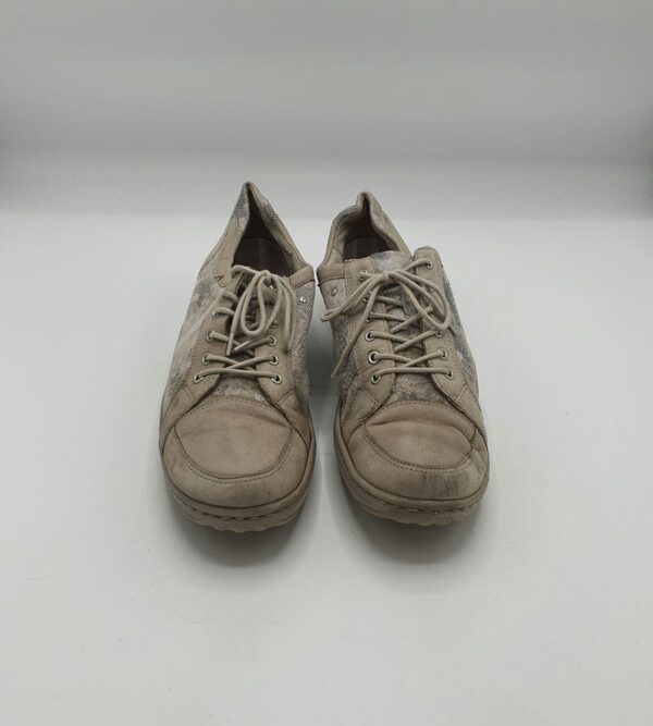 Adidasi dama Waldlaufer 38 piele , gri - imagine 2