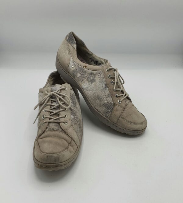 Adidasi dama Waldlaufer 38 piele , gri - imagine 1