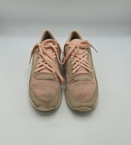 Adidasi dama Reebok 39 material textil , piele intoarsa ,crem roz - imagine 2