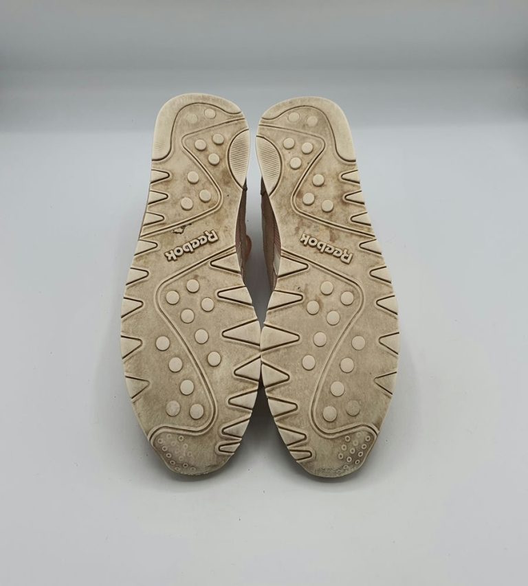 Adidasi dama Reebok 39 material textil , piele intoarsa ,crem roz - imagine 4