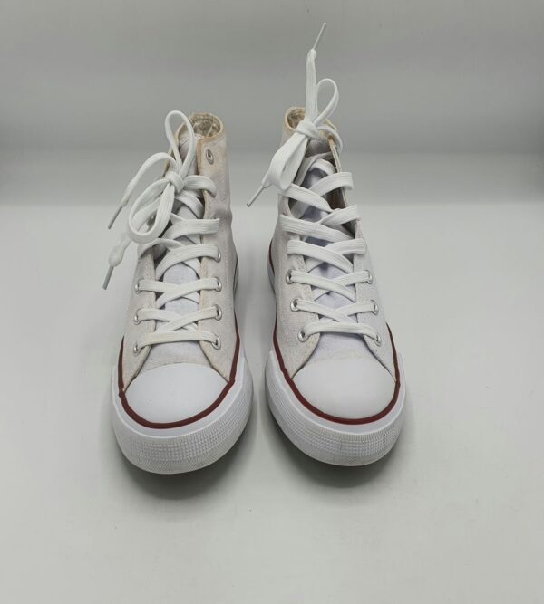 Tenisi dama Vty 38 , material textil , alb - imagine 2