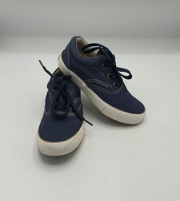 Adidasi copii Pepperts 31 , material textil , bleumarin - imagine 1