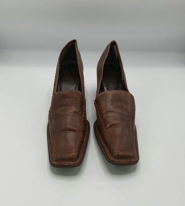 Pantofi dama 40 piele , maro - imagine 2