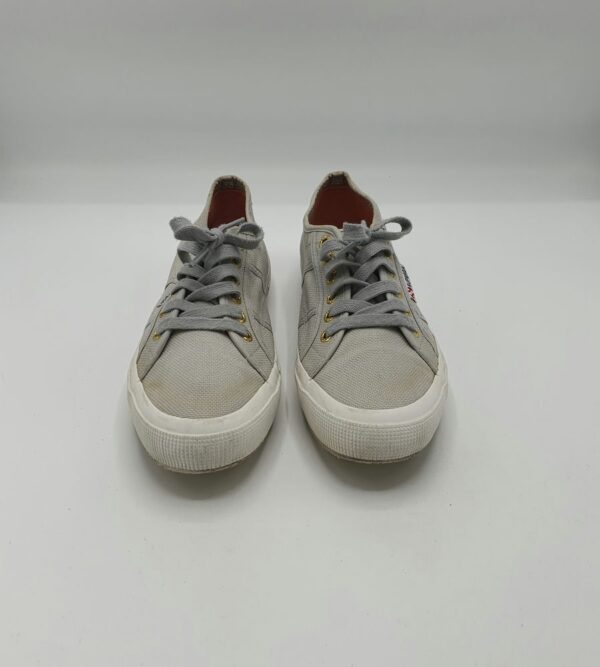 Tenisi dama Superga 39 material textil , gri - imagine 2
