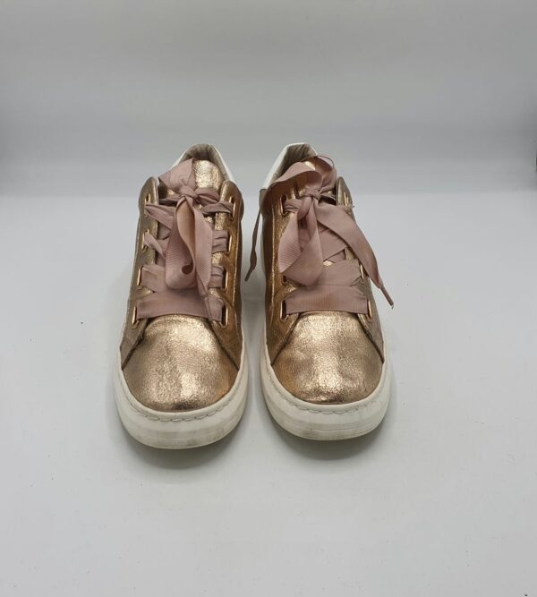 Adidasi Street Shoes 41 imitatie de piele , auriu - imagine 2