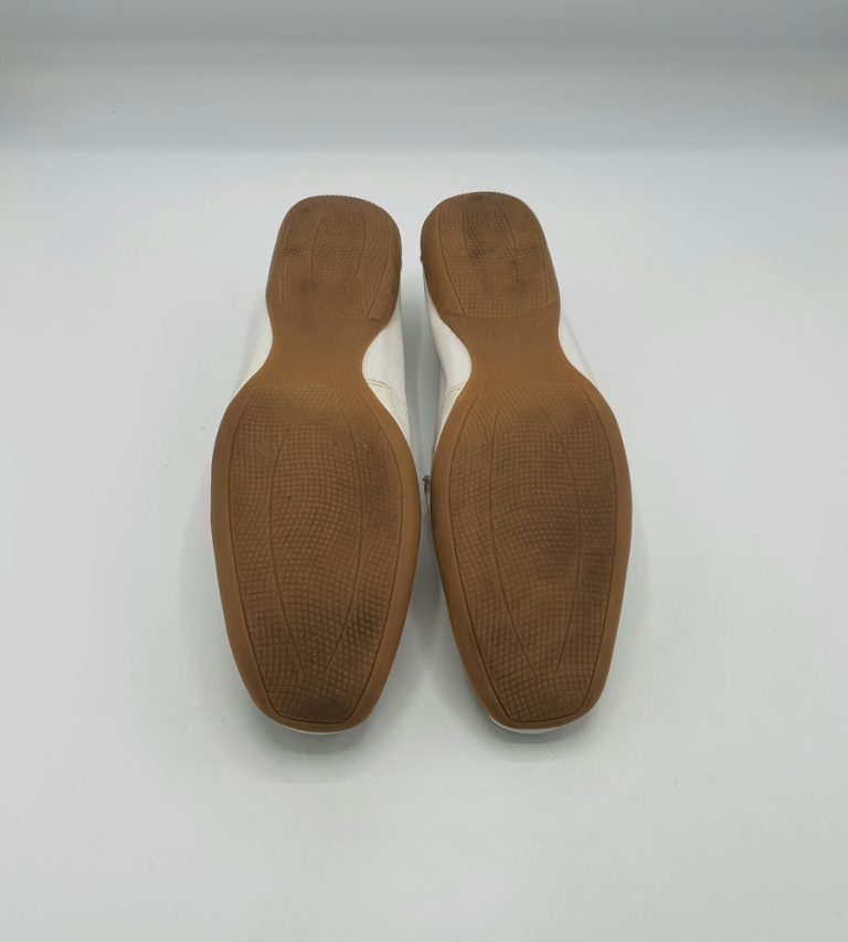 Mocasini dama  JanetD 39 piele , alb - imagine 4